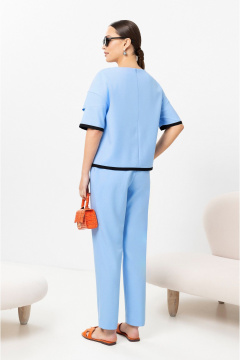 Летний текстильный костюм с свитшотом и брюками Lissana 4902 - фото 3