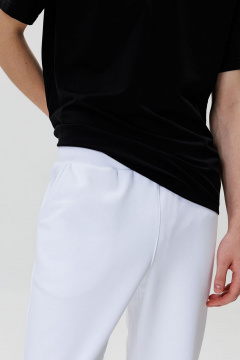 Летние спортивные брюки с застёжкой на шнурке из хлопка GO M2071/01-01. 182-188 - фото 4