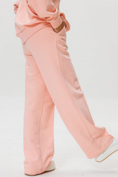 Брюки из хлопка и трикотажа с стрелками и поясом GO F2065/07-01. 170-176 - фото 4