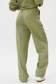 Брюки из хлопка и трикотажа с стрелками и поясом GO F2065/26-02. 164-170 - фото 2