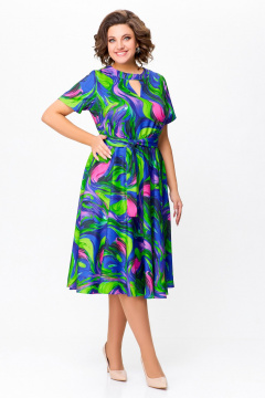 Платье Swallow 734 мультиколор - фото 4