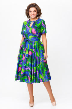 Платье Swallow 734 мультиколор - фото 2