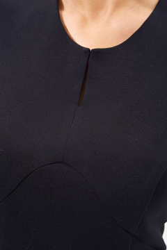 Трикотажное платье полуприлегающего силуэта с фигурами и разрезом FOXY FOX 1558 - фото 4