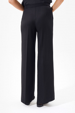 Классические брюки со стрелками из костюмной ткани с поясом FOXY FOX 1568 черный - фото 2