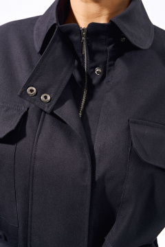 Жилет джинсовый свободного кроя с накладными карманами FOXY FOX 1579 черный - фото 4