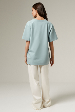 Белые джинсовые брюки прямого кроя для повседневной носки Панда 159560w молочный - фото 1