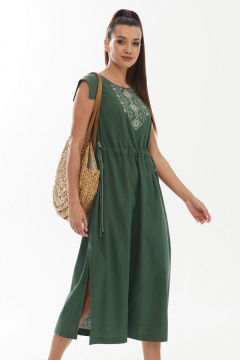 Платье Galean Style 894.1 хаки - фото 3
