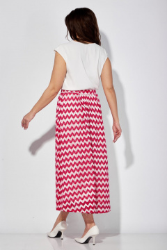 Юбка из трикотажа с рисунком на сетке TAiER 1287 - фото 2