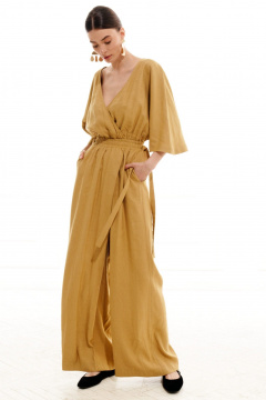 Комбинезон ELLETTO LIFE 5259 горчичный - фото 4