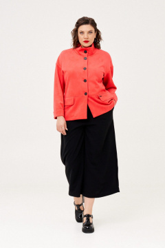 Брюки, жакет Almirastyle 332 красный,черный - фото 4