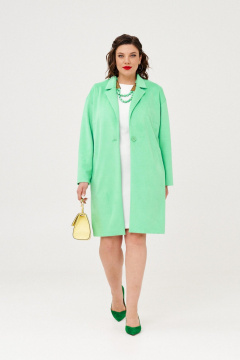 Кардиган женский демисезонный трикотажный с застежкой Almirastyle 335 зеленый - фото 3