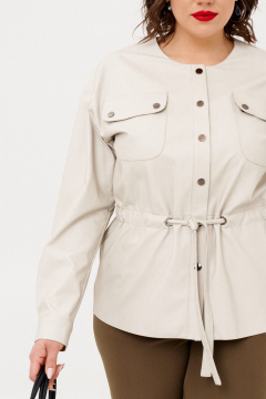 Брюки, жакет Almirastyle 344 хаки,серый - фото 3