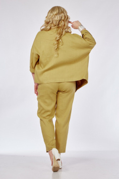 Брюки, жакет, футболка Диомант 1963 горчица - фото 5