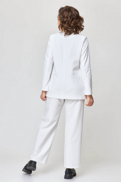 Деловой костюм с прямыми брюками и жакетом без воротника Новелла Шарм А3975-1-1 - фото 4