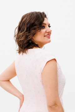 Платье Anelli 302 светло-розовый - фото 3