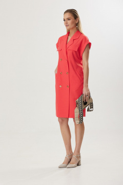 Платье Твой имидж 1803 коралл - фото 3