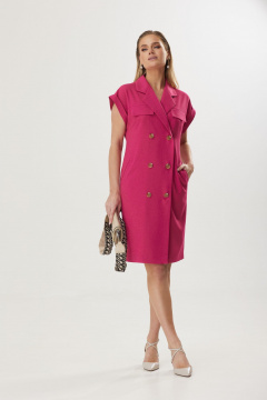 Платье Твой имидж 1804 розовый - фото 5