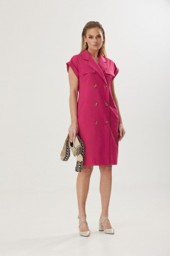 Платье Твой имидж 1804 розовый - фото 3