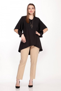 Классический женский комплект блузка и брюки из текстиля Belinga 2069 - фото 2