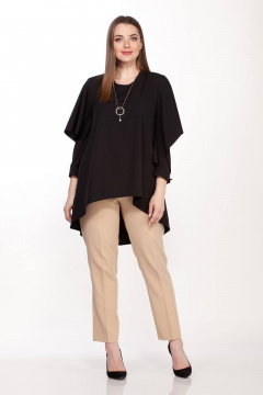 Классический женский комплект блузка и брюки из текстиля Belinga 2069 - фото 1