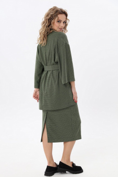 Жакет-кимоно и юбка-карандаш из текстиля в демократичном стиле Angelina & Сo 982 - фото 4