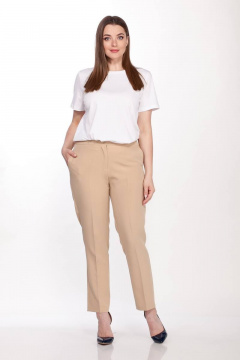Классический женский комплект блузка и брюки из текстиля Belinga 2069 - фото 5