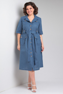 Платье Celentano lite 5029.1 синий - фото 2