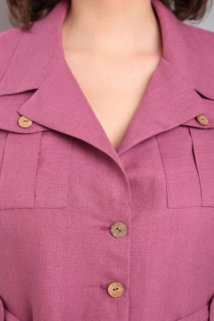 Платье Celentano lite 5029.2 малиновый - фото 5