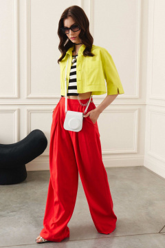 Жакет из хлопкового денима с застёжкой на пуговицы и карманами Lokka 1441 - фото 3