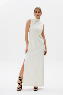 Платье FAMA F12-03М молочный экрю - фото 2