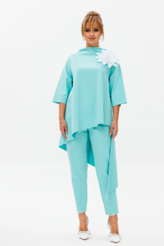 Блуза, брюки Mubliz 147 мята - фото 1
