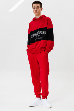 Брюки и худи из трикотажа с контрастными вставками GO M3072/11-02.176-182 - фото 2