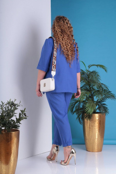 Блуза, брюки, жакет Grace for you 301 синий - фото 4