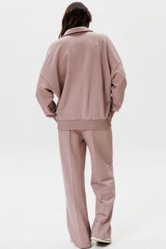 Брюки и свитшот из трикотажа с воротником для офиса и отдыха GO F3075/04-03. 170-176 - фото 3