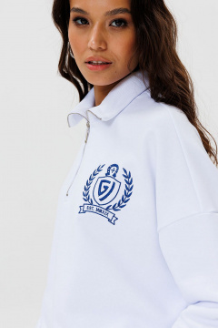 Брюки и свитшот из хлопка с воротником для стильного образа GO F3077/01-01. 164-170 - фото 2