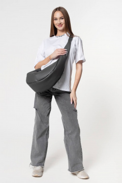 Сумка на каждый день из экокожи, серый цвет MT.Style Dolly GRAFIT - фото 4