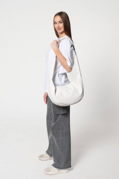 Белая экокожа сумка классическая на каждый день MT.Style Dolly WHITE - фото 3