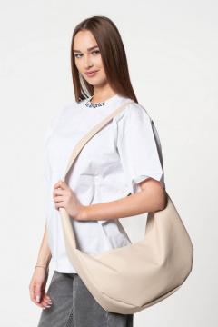 Бежевая экокожаная сумка универсальная на каждый день MT.Style Dolly BEZ - фото 4