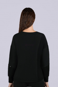 Джемпер черный на каждый день Verally 4011-1 черный - фото 2