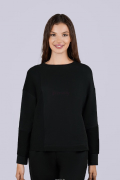 Джемпер черный на каждый день Verally 4011-1 черный - фото 1