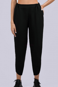 Брюки трикотажные черные демисезонные Verally 4010-1 черный - фото 1