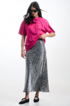 Юбка MilMil 1118 серый_леопард - фото 4