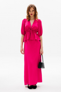 Блуза, юбка EOLA 2624 малина - фото 1