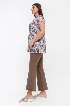 Блуза La rouge 6292 розы-акварель - фото 3