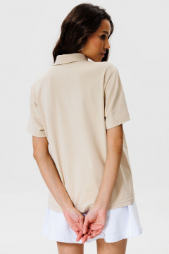 Хлопковая футболка-поло с логотипом для летних повседневных лугов GO F1002/03-02. 164-170 - фото 3