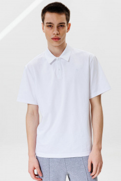 Футболка-поло из хлопка и трикотажа, классическая GO M1002/01-01. 176-182 - фото 2