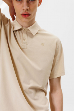 Футболка-поло классическая облегающая для casual GO M1002/03-02. 176-182 - фото 5