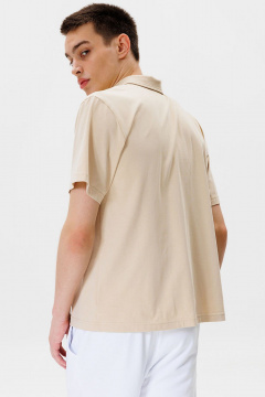 Футболка-поло классическая облегающая для casual GO M1002/03-02. 176-182 - фото 4