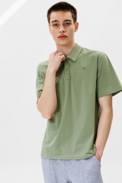 Футболка-поло облегающая с логотипом для активного отдыха GO M1002/26-02. 176-182 - фото 2