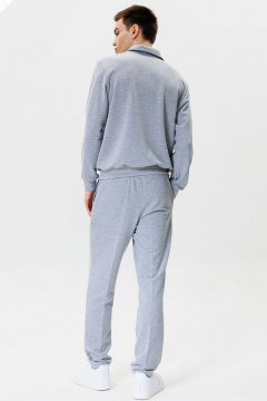 Демисезонные серые брюки и свитшот в спортивном стиле GO M3063/50-04 - фото 5